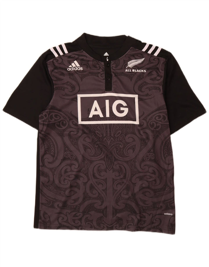 Męska koszulka graficzna Adidas Top Medium Black Paisley Poliester