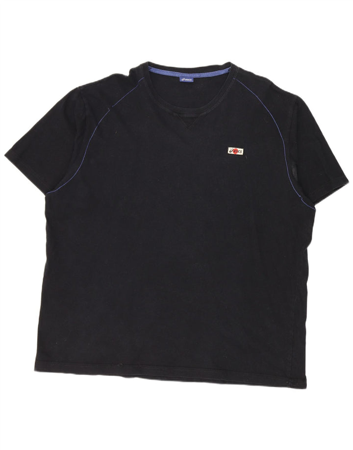 Męska koszulka Asics Top 3XL, czarna bawełna