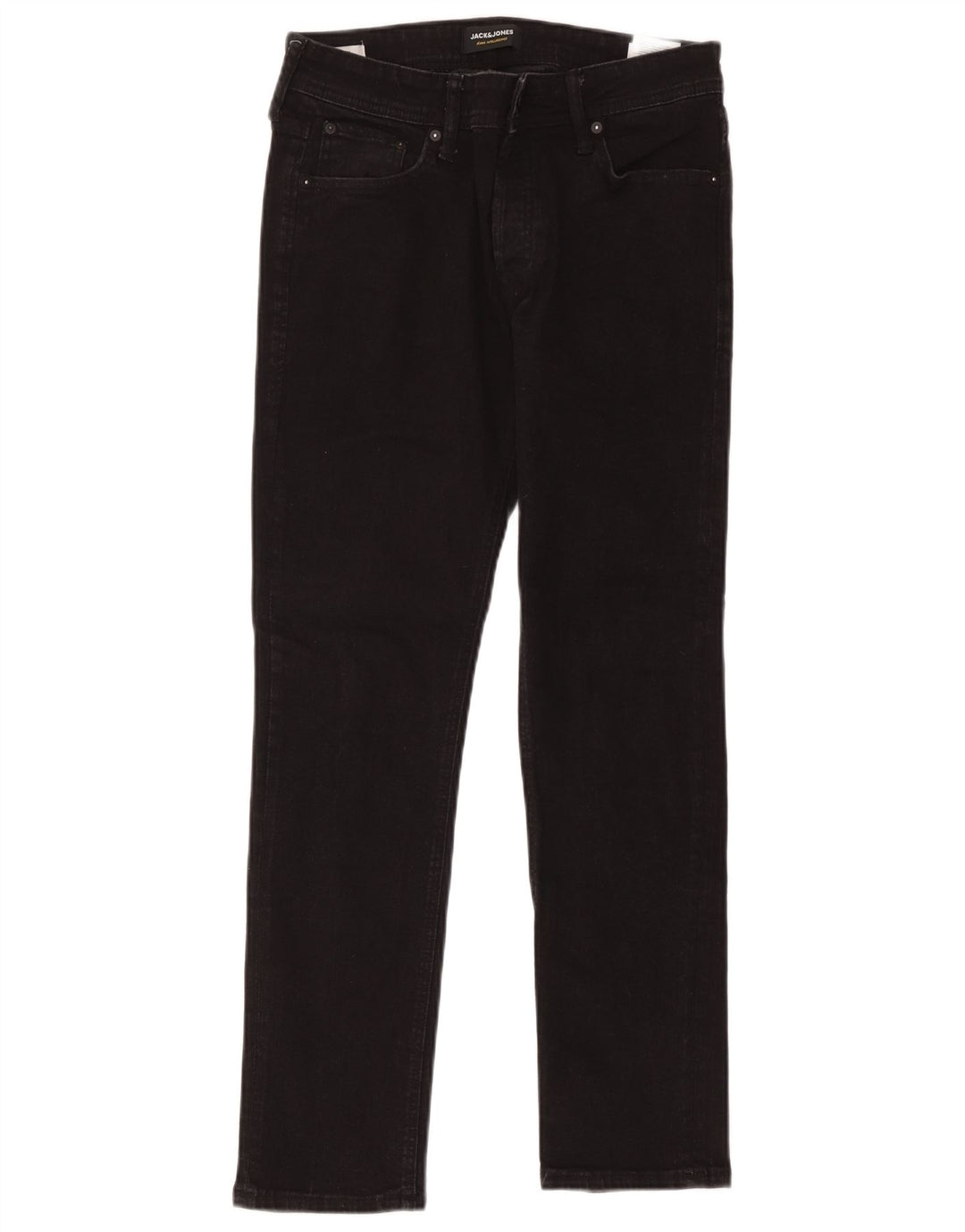 Męskie jeansy typu slim Jack & Jones W31 L30, czarne, bawełniane