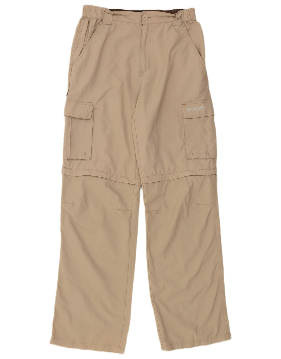 Spodnie damskie Mountain Warehouse Straight Cargo W30 L31 Beżowy nylon