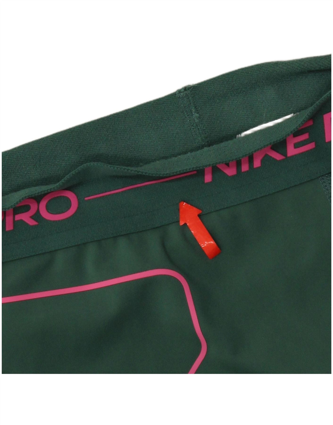 Damskie spodenki sportowe Nike Dri Fit Graphic UK 14, duże, zielone, poliestrowe