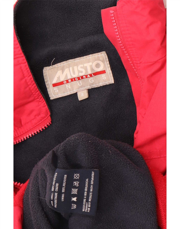 Damska kurtka bomber Musto UK 8, mała, różowa, poliester