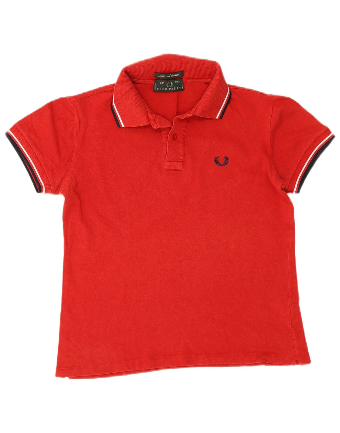 Męska koszulka polo Fred Perry, mała, bawełniana w czerwone paski
