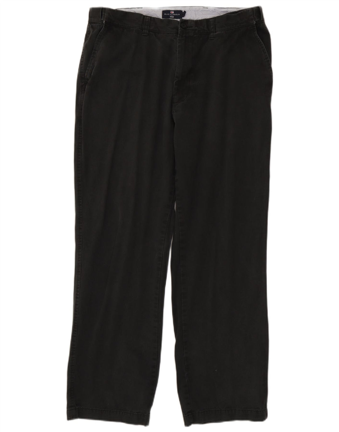 Męskie spodnie chino Marks & Spencer Blue Harbor Straight W38 L30 czarne