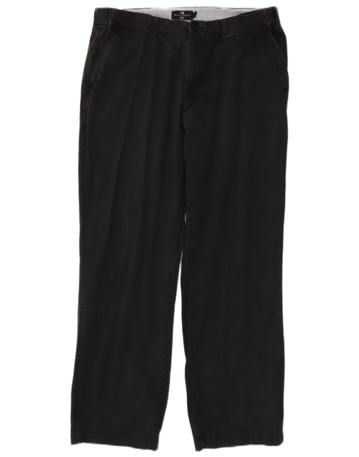 Męskie spodnie chino Marks & Spencer Blue Harbor Straight W38 L30 czarne