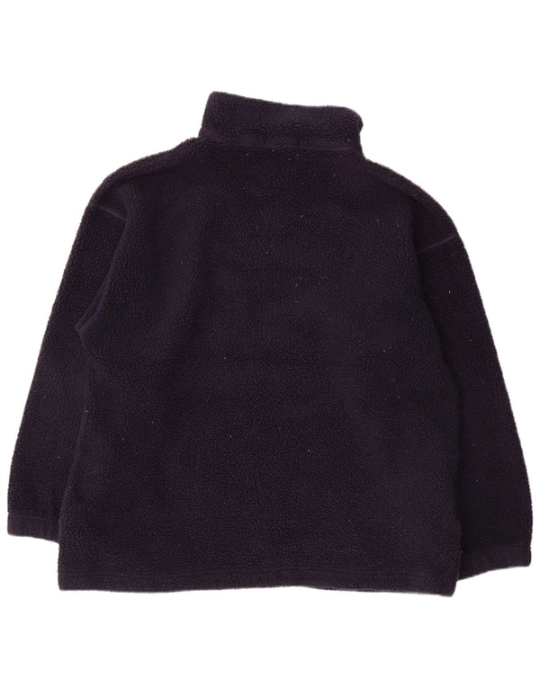 Marks & Spencer Damski sweter oversize polarowy UK 12, średni granatowy