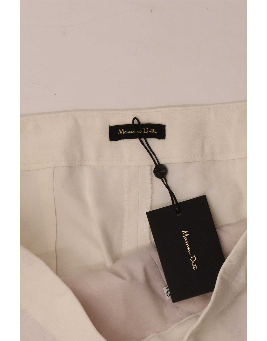 Spodnie Capri Damskie Massimo Dutti EU 42 Large W32 L23 Biała Wiskoza