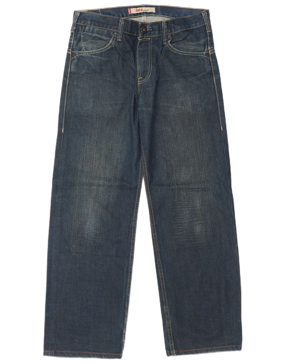 Męskie dżinsy Levi's 503 Luźne W34 L29 Niebieskie