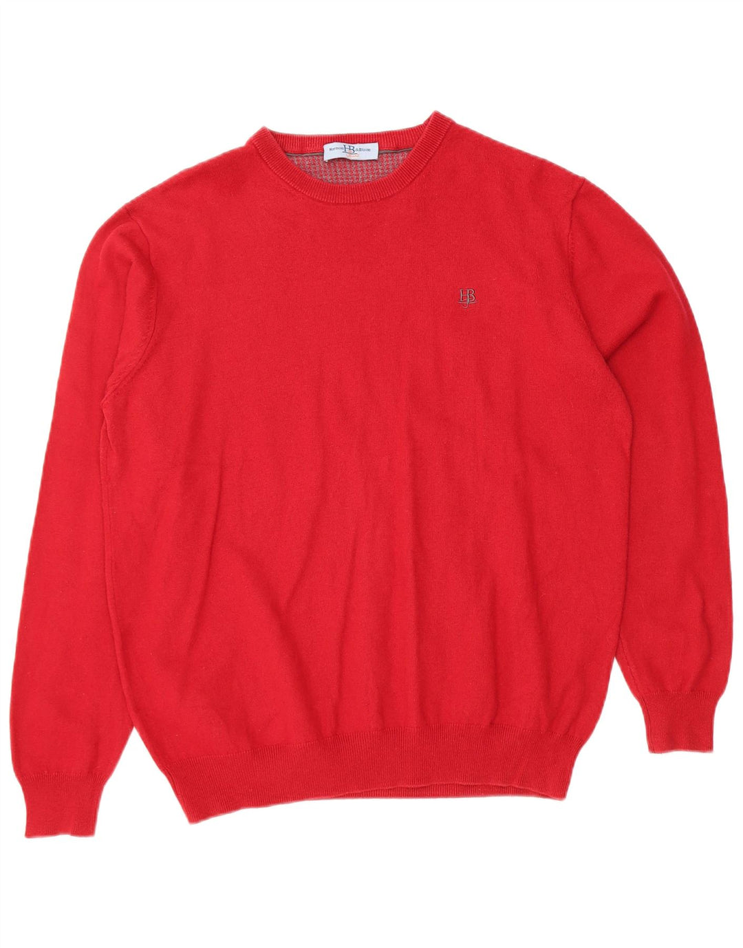 HARMONT & BLAINE Damski sweter z dekoltem w łódkę, UK 18 XL, czerwony, bawełniany