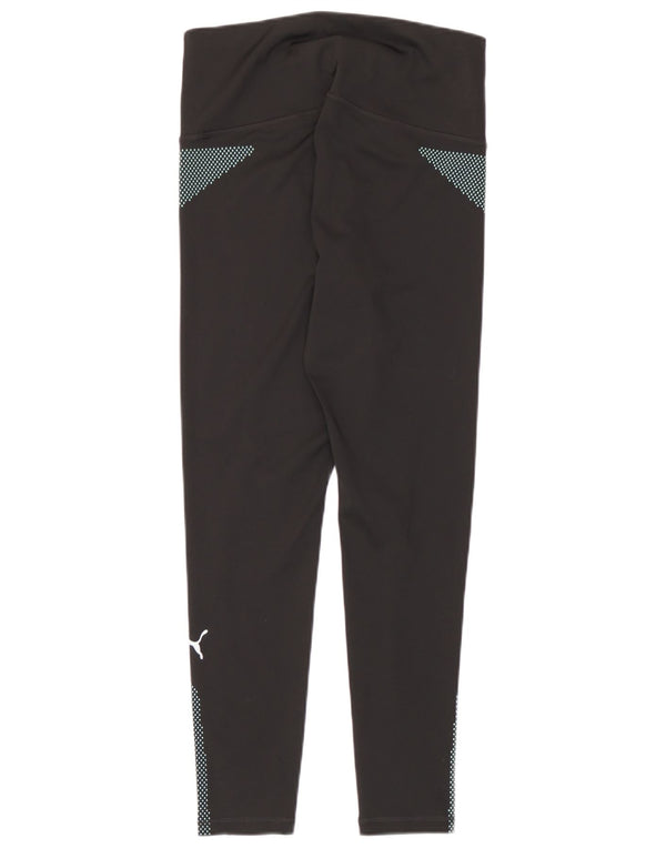 Legginsy damskie Puma UK 12 Średnio czarne geometryczne