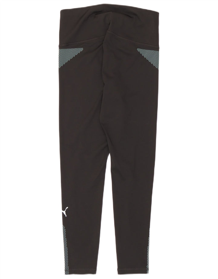 Legginsy damskie Puma UK 12 Średnio czarne geometryczne