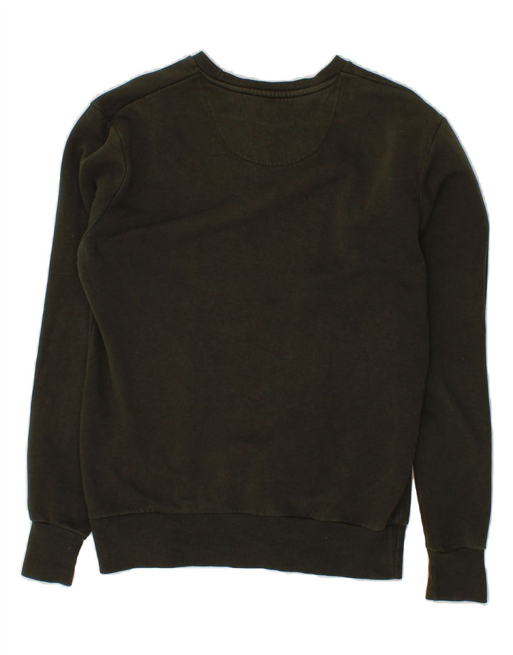 ELLESSE Mens Graphic Sweatshirt Jumper Small Green Cotton Vintage Ellesse and Second-Hand Ellesse from Messina Hembry 