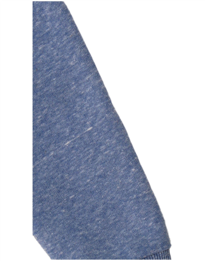 Damski sweter z kapturem Superdry, UK 8, mały, niebieski, nakrapiany poliester