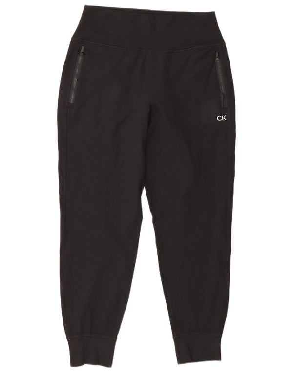 Damskie spodnie dresowe Calvin Klein Stretch Joggers UK 16, duże czarne