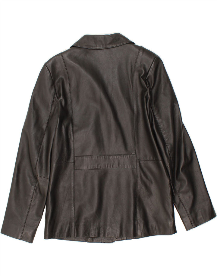 COFI Womens Leather Jacket UK 14 Large Black Leather Vintage Cofi and Second-Hand Cofi from Messina Hembry 