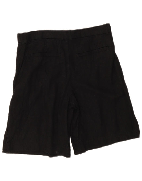 Abercrombie & Fitch Womens Chino Shorts US 4 Small W27 Black Linen