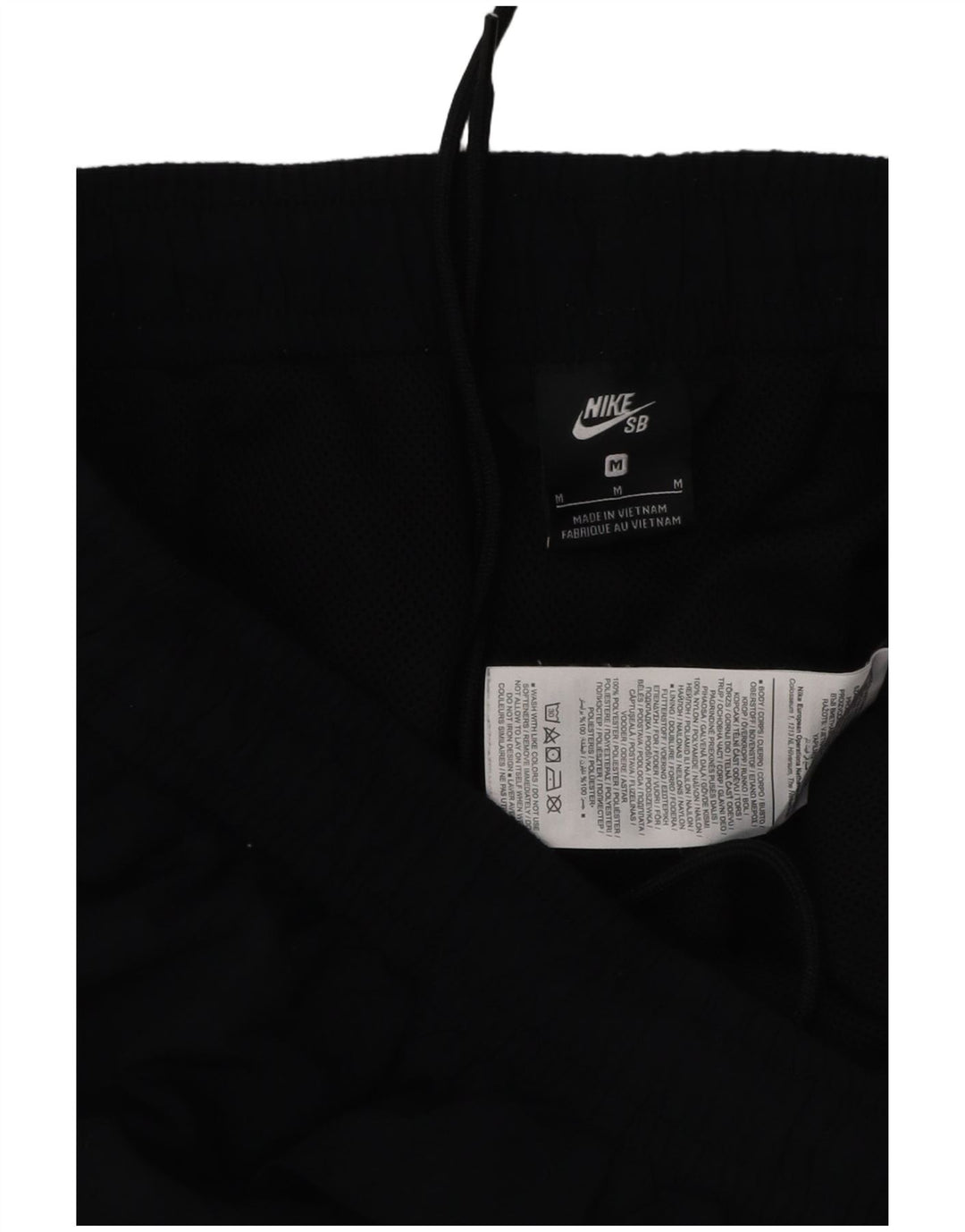 NIKE Mens Tracksuit Trousers Joggers Medium  Black Polyester
