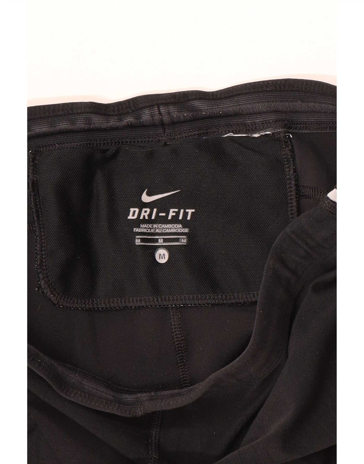Damskie legginsy Nike Dri Fit UK 12, średnie czarne