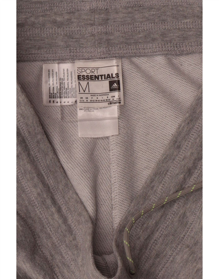 Damskie spodenki sportowe Adidas Bermudy UK 12/14 Średni szary poliester