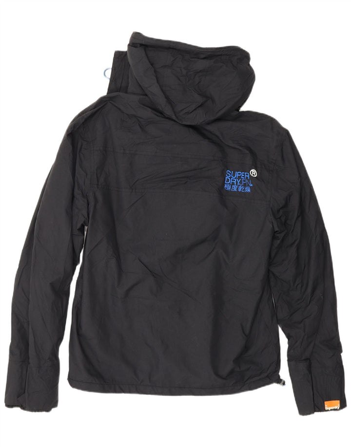 Damska wiatrówka z kapturem SUPERDRY UK 14, średnia czarna