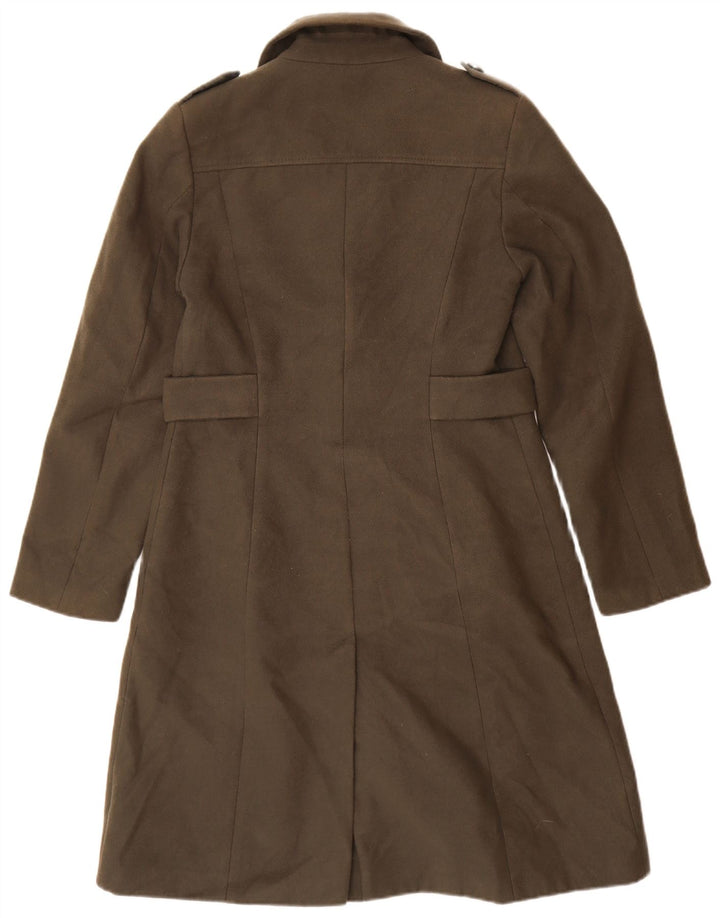 Marks & Spencer Płaszcz damski UK 10, mały, khaki, poliester
