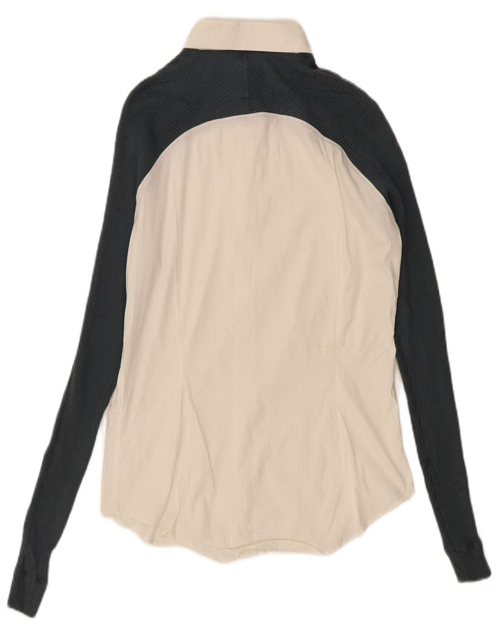 Koszula męska Emporio Armani rozmiar 39 15 1/2 Średni biały blok kolorów