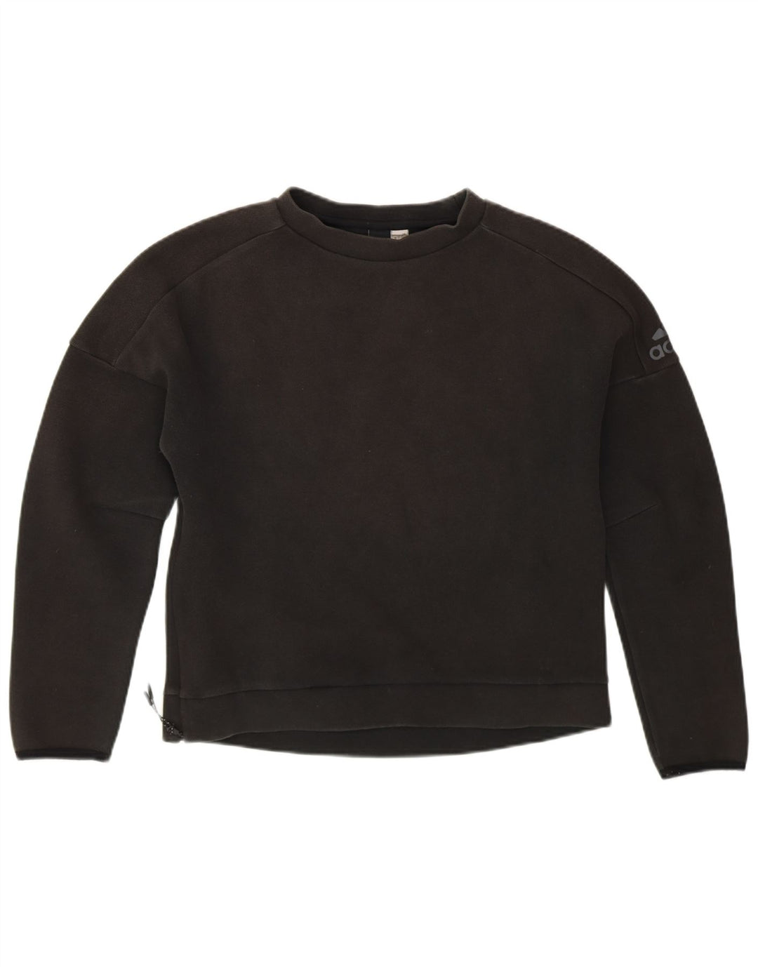 Damska bluza ADIDAS Crop Graphic Jumper UK 12 Medium Black