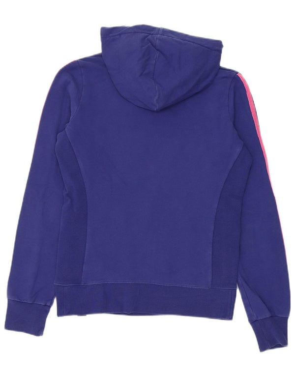 Damski sweter z kapturem Converse Graphic UK 10 Small, niebieski, bawełniany