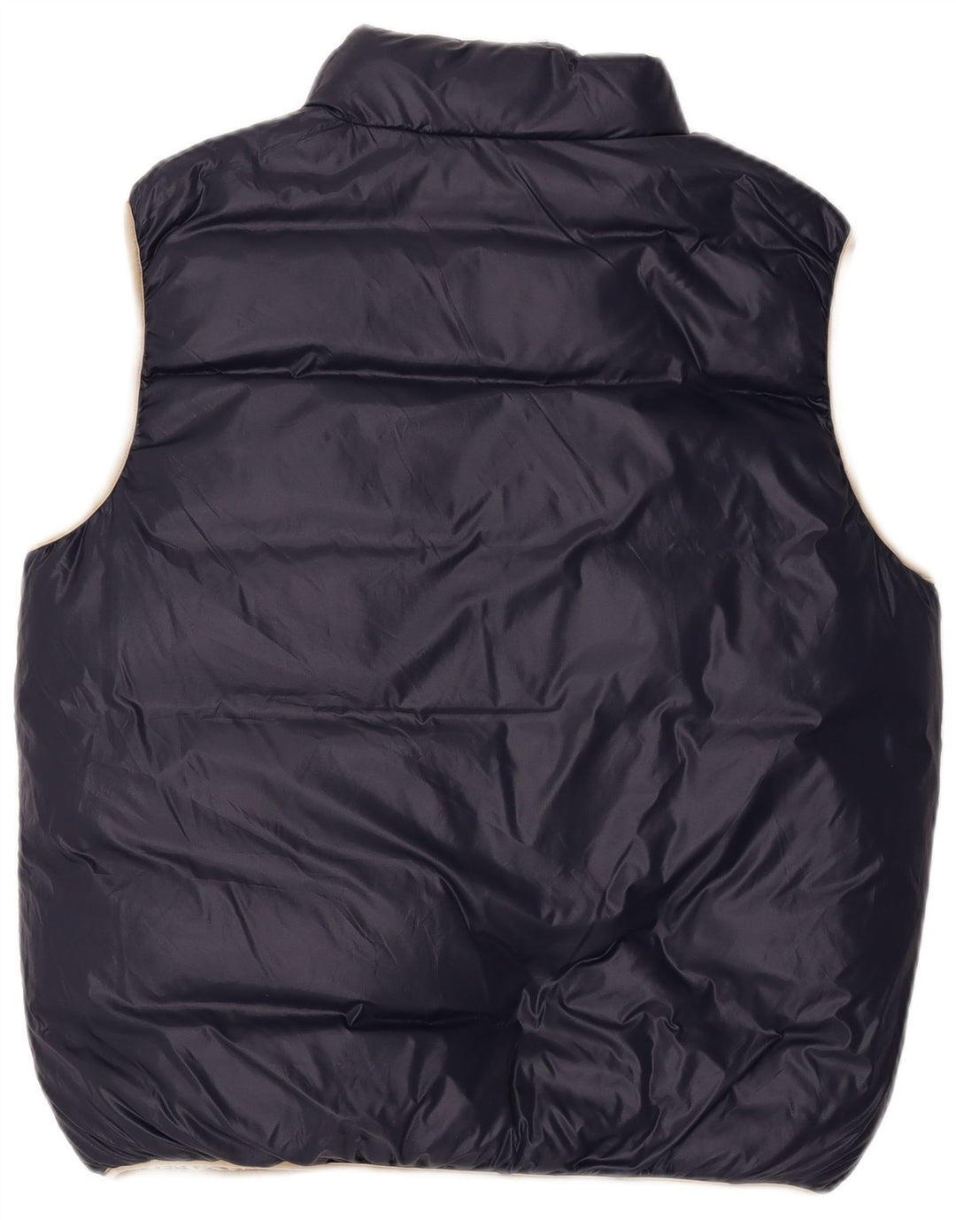 Męska dwustronna wyściełana kamizelka North Sails UK 40, duża, beżowa, nylonowa