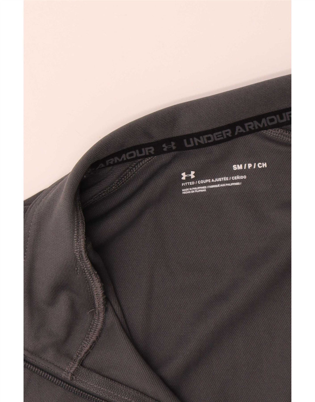Męska kurtka dresowa Under Armour, mała, szara, z poliestru