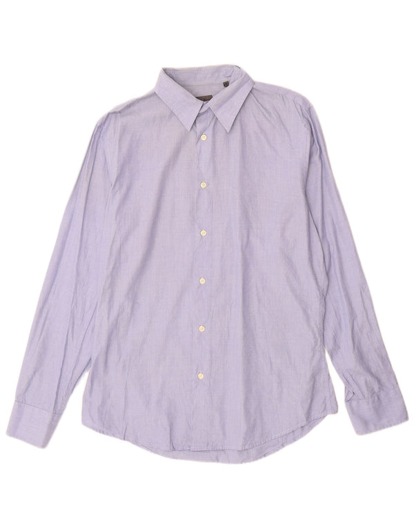 Koszula męska Calvin Klein Slim Fit, rozmiar 41 16, duża, niebieska bawełna