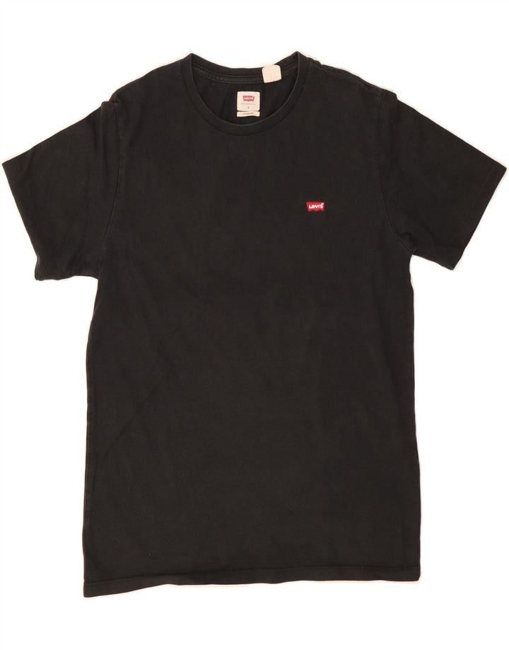 LEVI'S Mens Standard T-Shirt Top Small Black Cotton Vintage Levi's and Second-Hand Levi's from Messina Hembry 