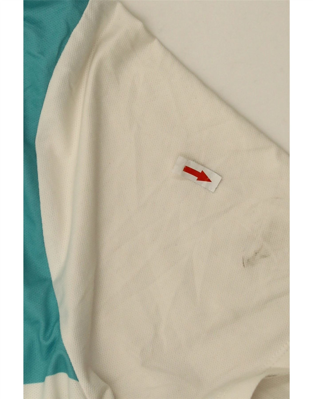 Męska koszulka polo Nike Dri Fit XL, biały poliester z blokami kolorów
