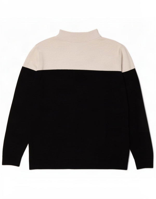 Marks & Spencer Damski sweter z golfem UK 10 Mały czarny