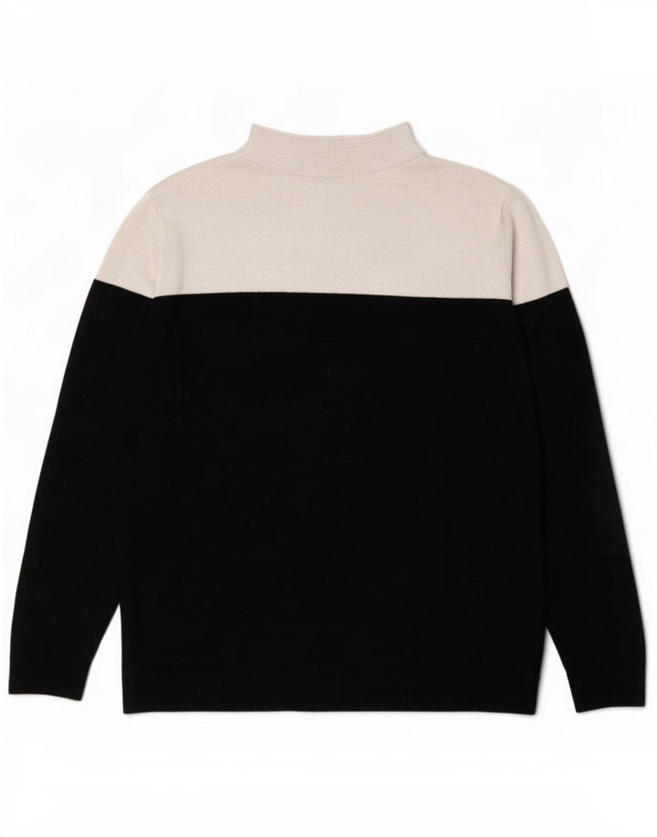 Marks & Spencer Damski sweter z golfem UK 10 Mały czarny
