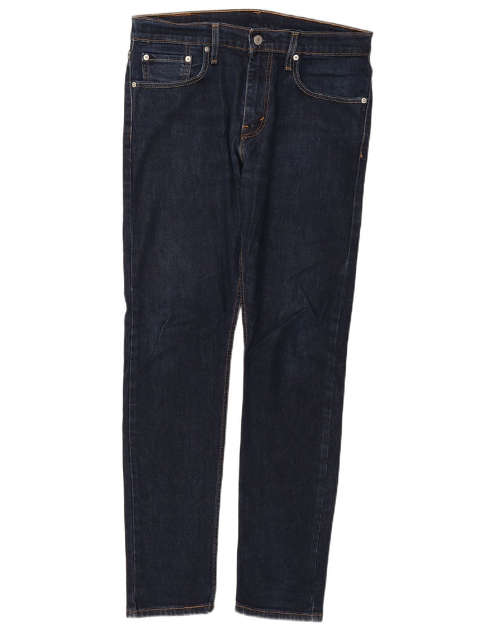 Męskie jeansy LEVI'S 512 Slim Tapered W32 L32 Granatowa bawełna