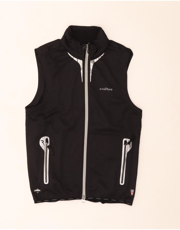 Męska bluza dresowa bez rękawów Chervo UK 38 Medium Black