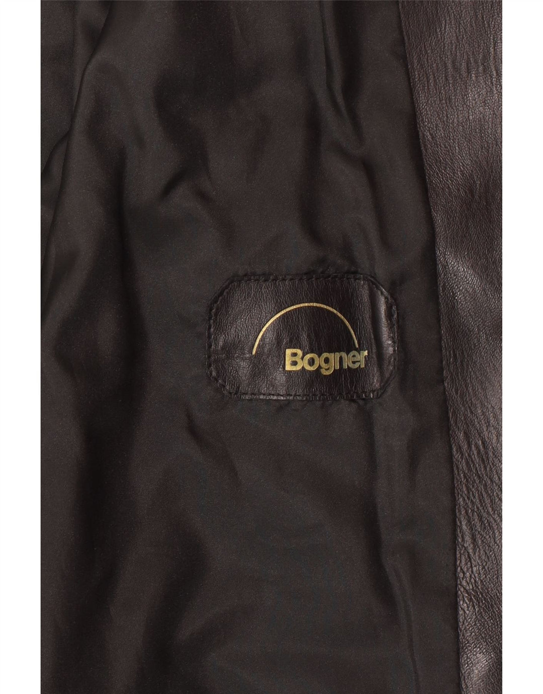Kurtka damska BOGNER Crop Leather UK 14 Średnia Czarna