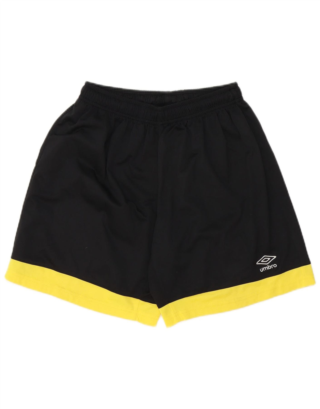 Męskie spodenki sportowe UMBRO, poliester w kolorze średniej czarnej kolorystyki
