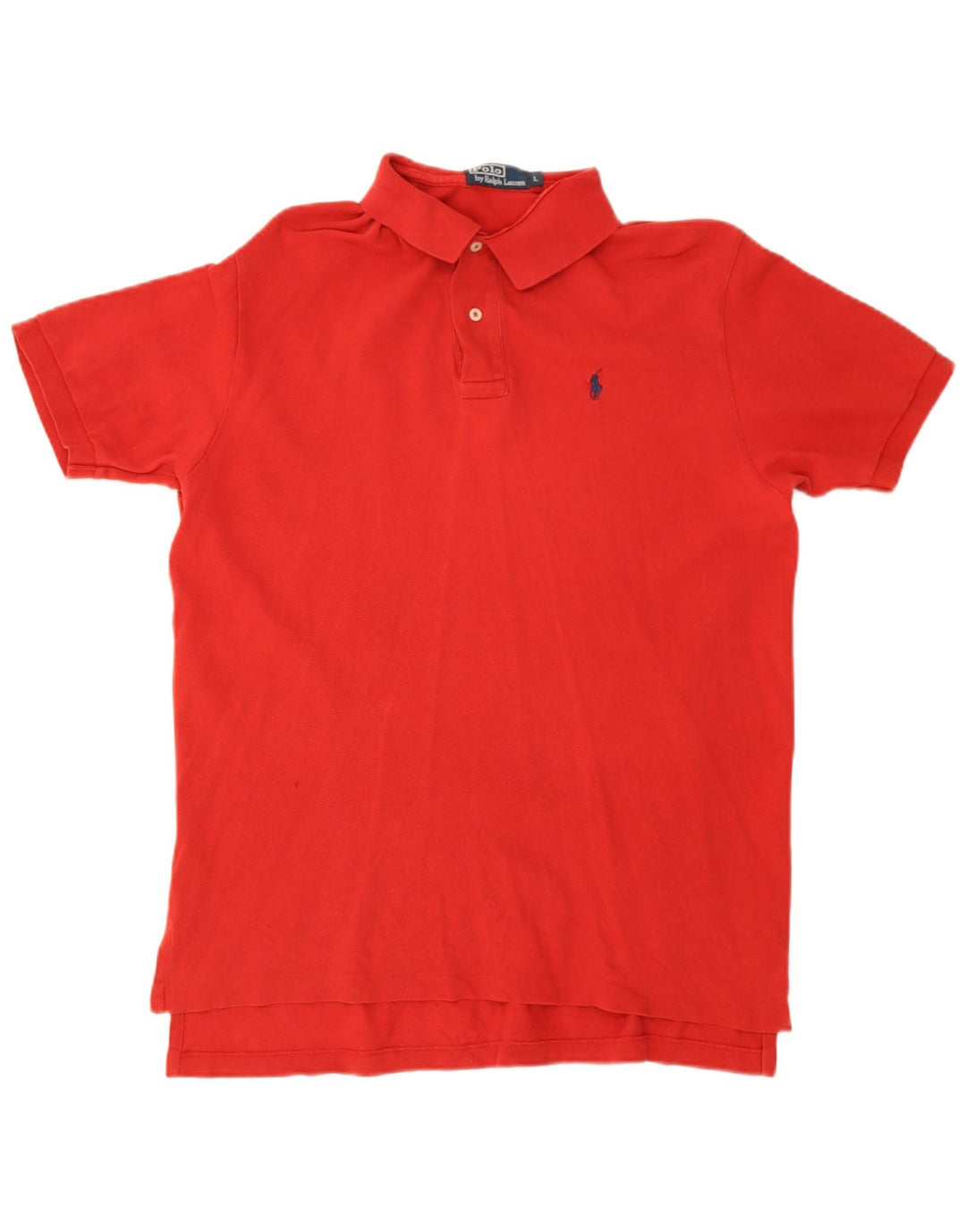 Męska koszulka polo Ralph Lauren, duża, czerwona, bawełniana