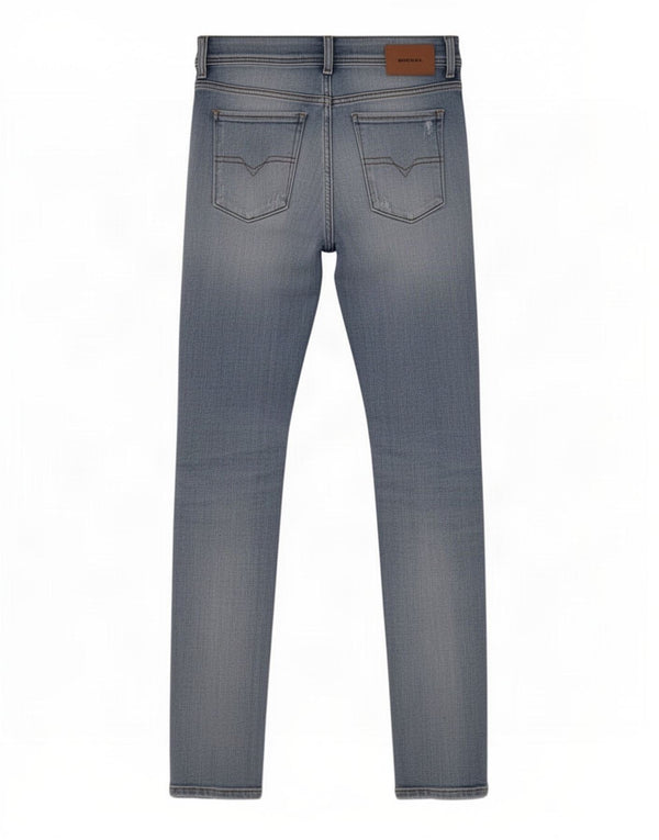 Diesel Męskie Sleenker Distressed Slim Skinny Jeans W30 L32 Niebieskie bawełniane