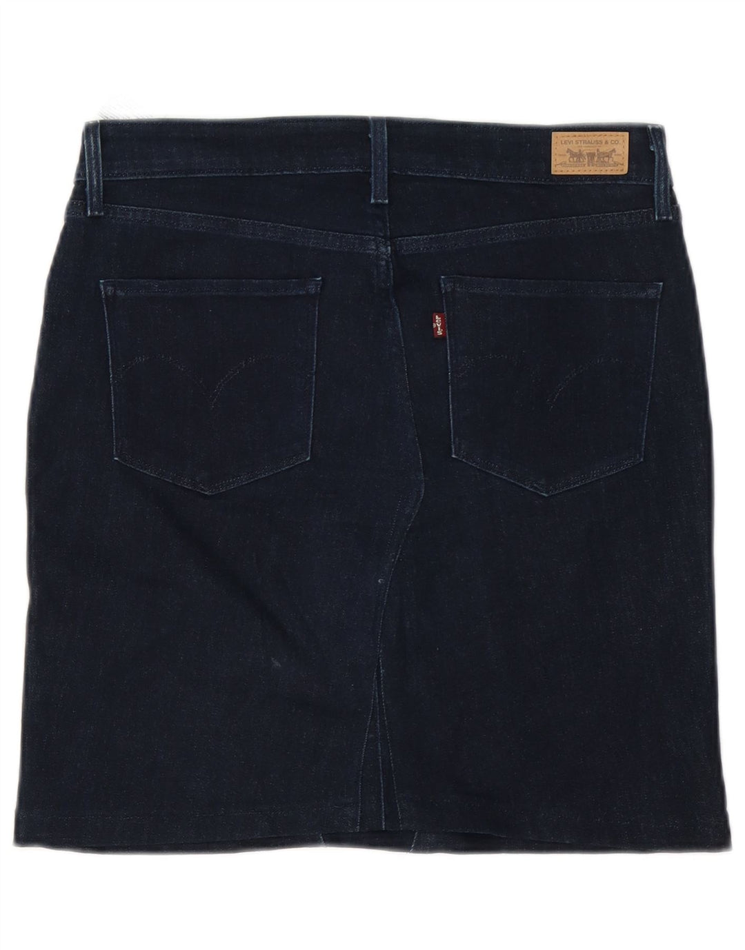Damska spódnica dżinsowa Levi's W30 Średni granat, bawełna