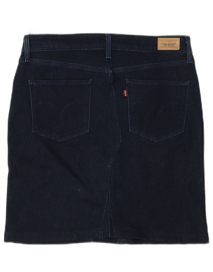 Damska spódnica dżinsowa Levi's W30 Średni granat, bawełna