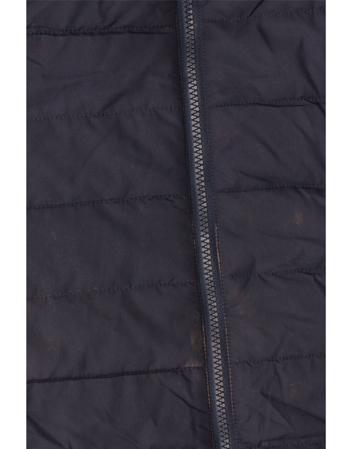 Damski ocieplany płaszcz z kapturem Jack Wolfskin UK 8/10, mały, granatowy, poliester