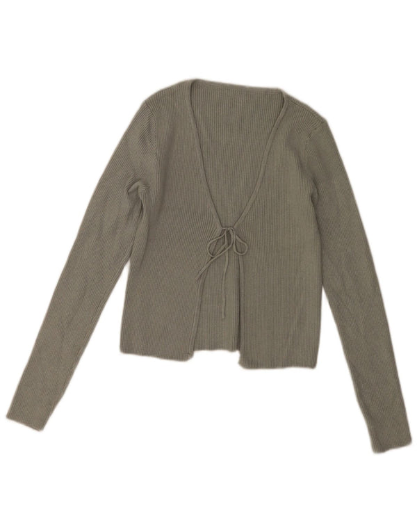 Vintage damski sweter bolerko UK 10, mały khaki