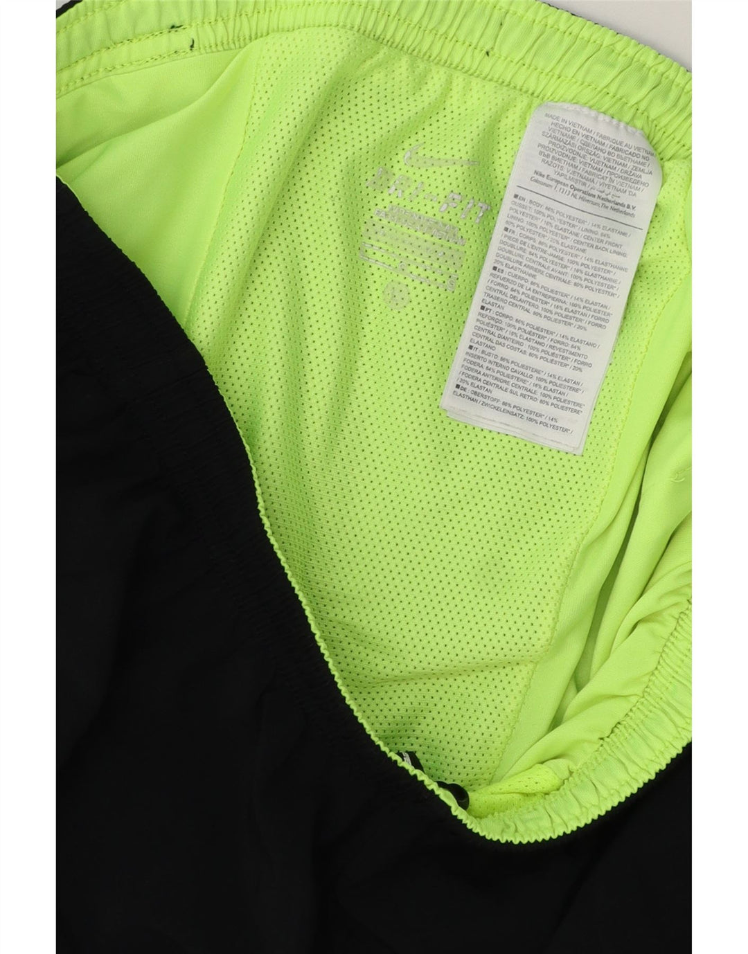 Męskie spodenki sportowe NIKE Dri Fit, duże, czarne, poliestrowe