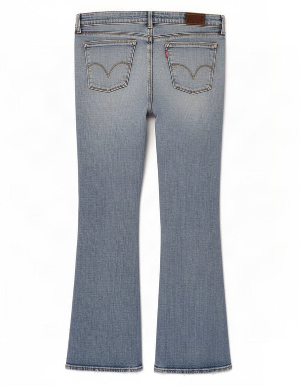 Damskie jeansy Levi's 572 Bootcut W34 L32 Niebieska bawełna
