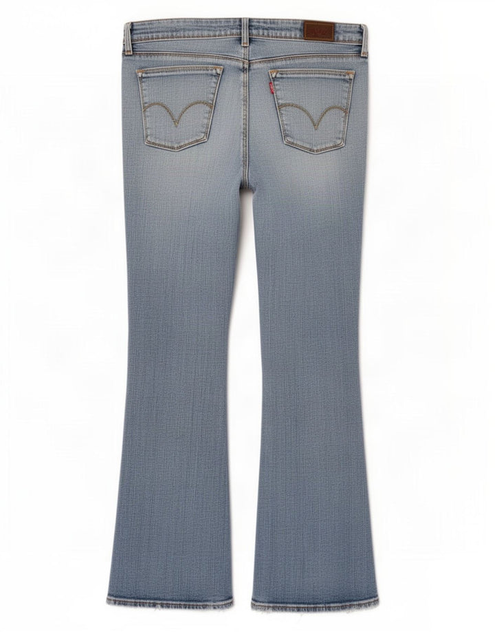 Damskie jeansy Levi's 572 Bootcut W34 L32 Niebieska bawełna