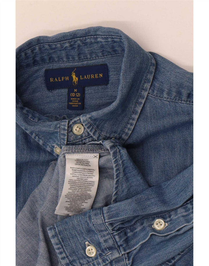 Koszula dżinsowa chłopięca Ralph Lauren 10-11 lat, średnia niebieska, bawełniana
