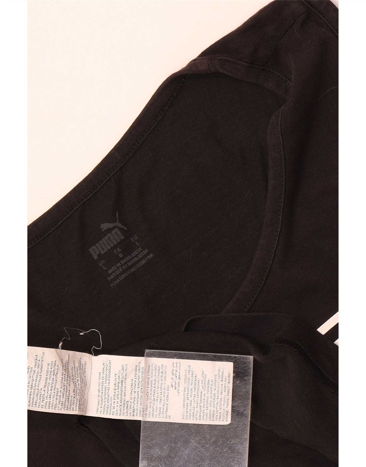 Męska bluza Puma Sweter, duża, czarna, bawełniana